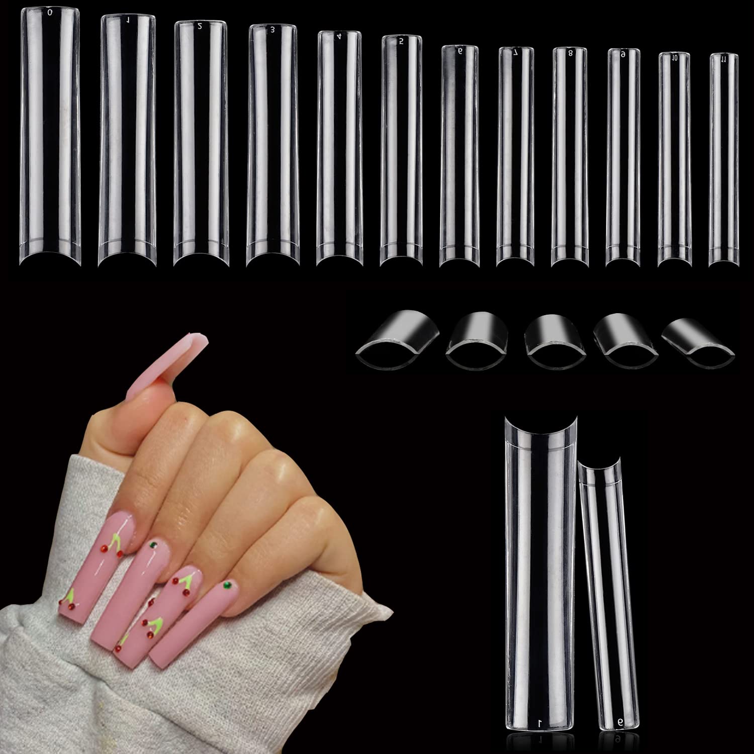 Nail Art Xxl - 100 pz/scatola XXL Punte Per Unghie