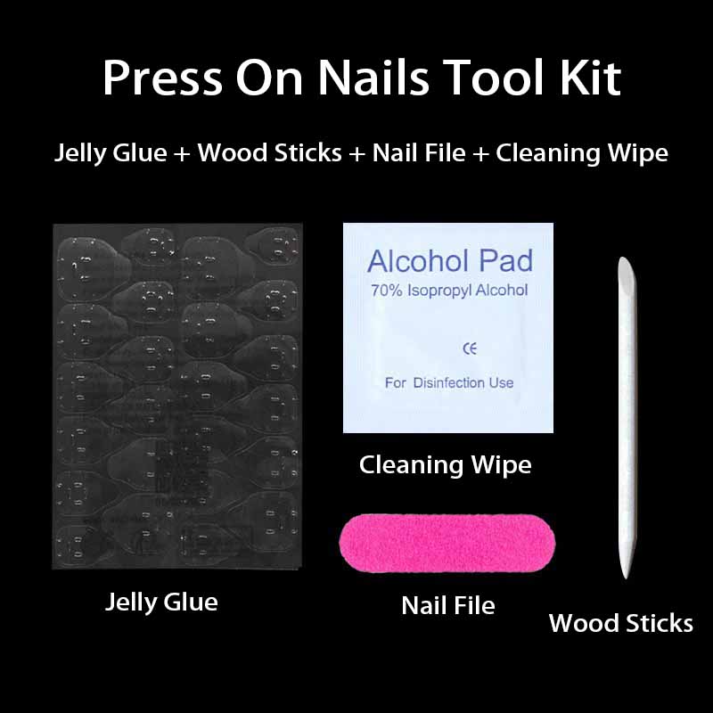 Nail Art Jelly - 1 Set Linguette adesive per unghie
