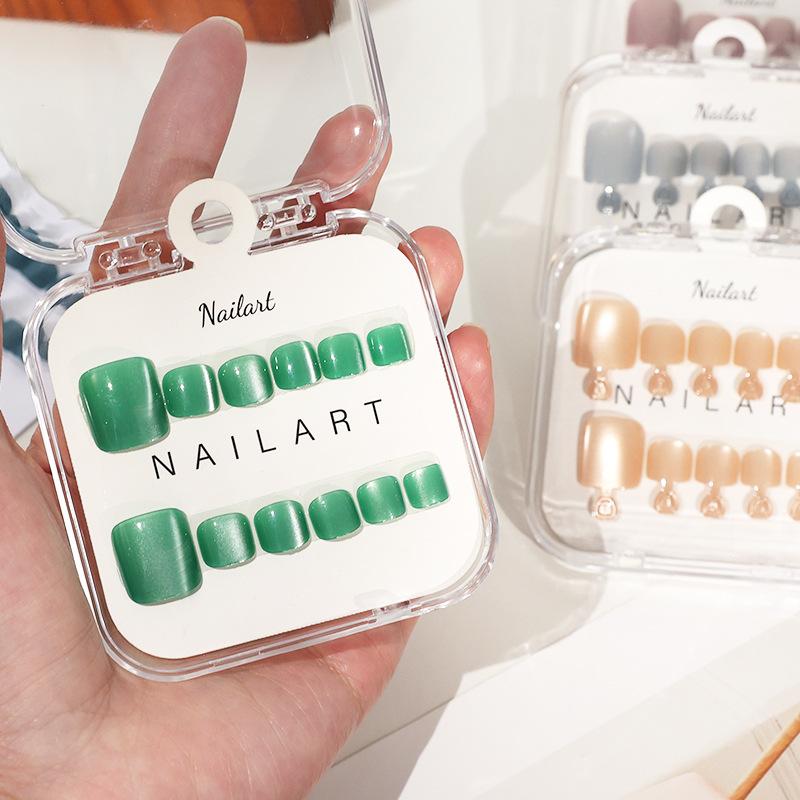 Nail Art Extension Cat Eye - 1 Scatola di Unghie Finte Francesi