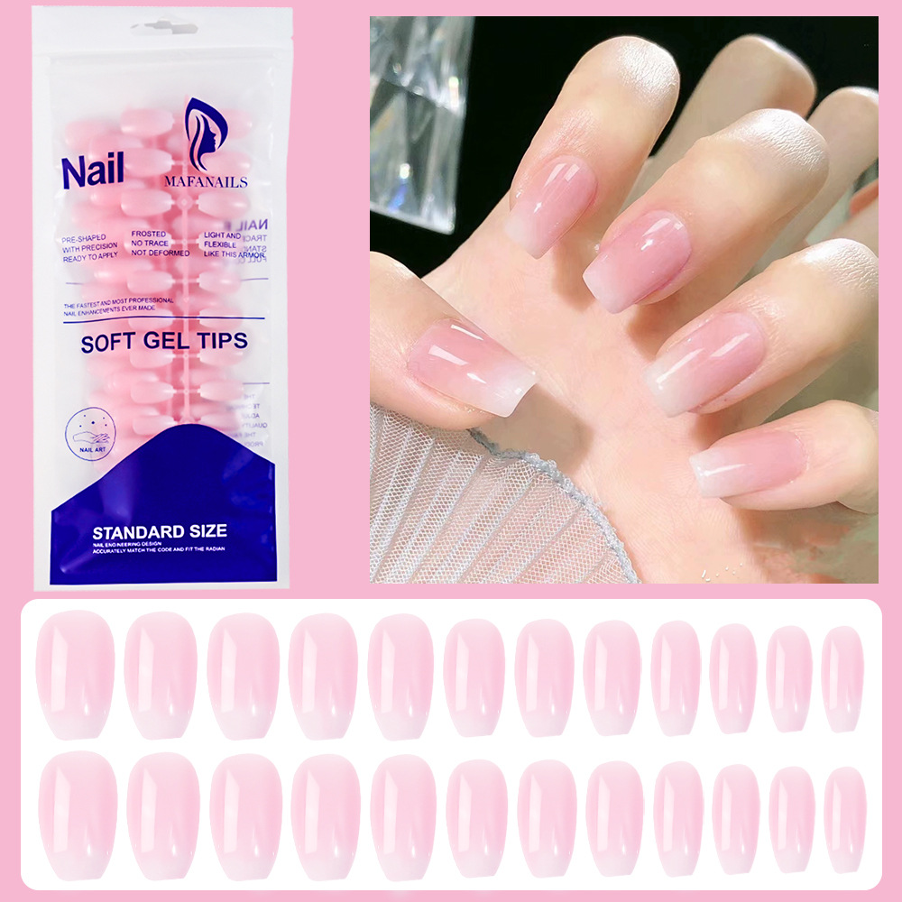 Nail Art Xl - 120 pezzi di unghie finte nude