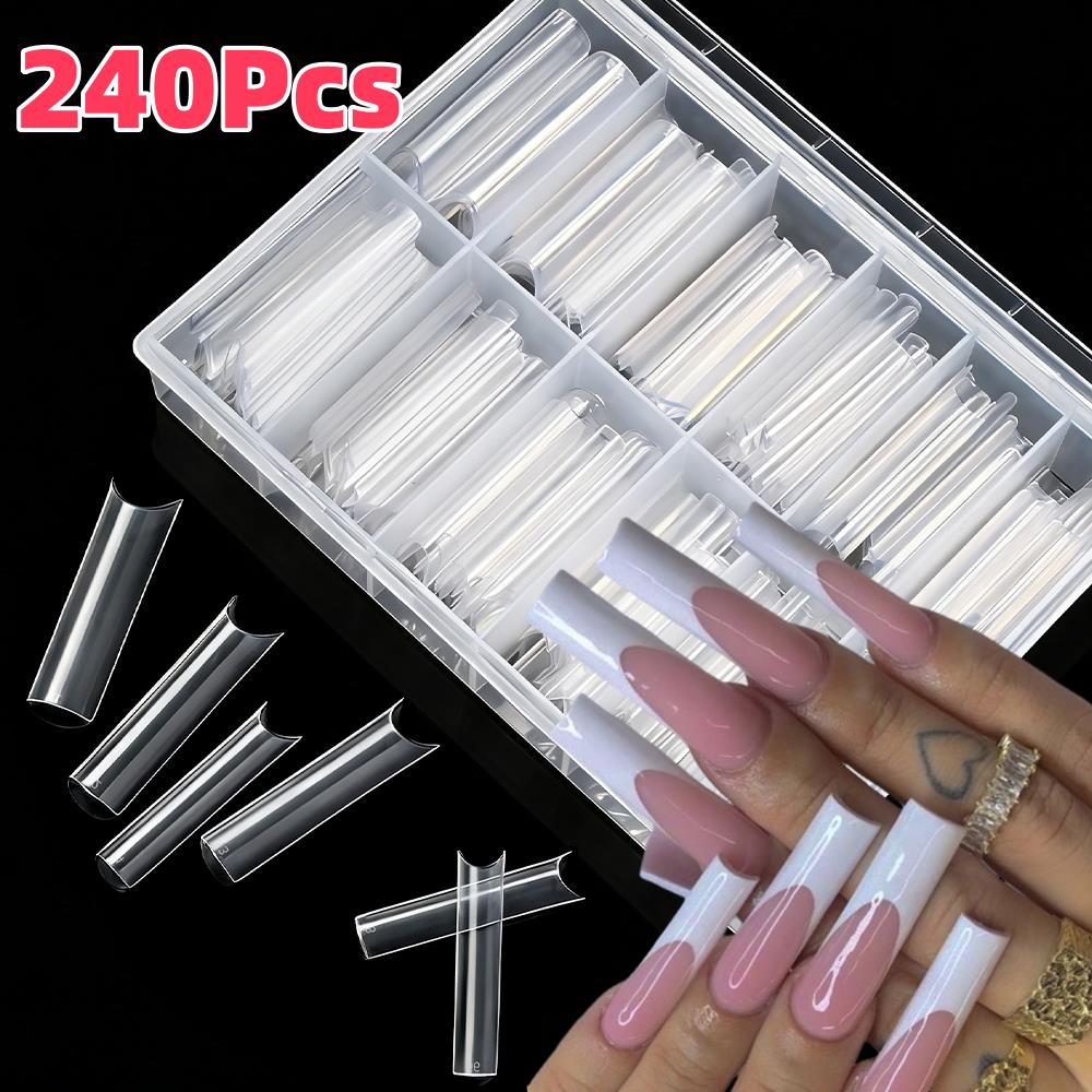 Nail Art Xxl - 240 Pezzi 12 Misure XXL Unghie