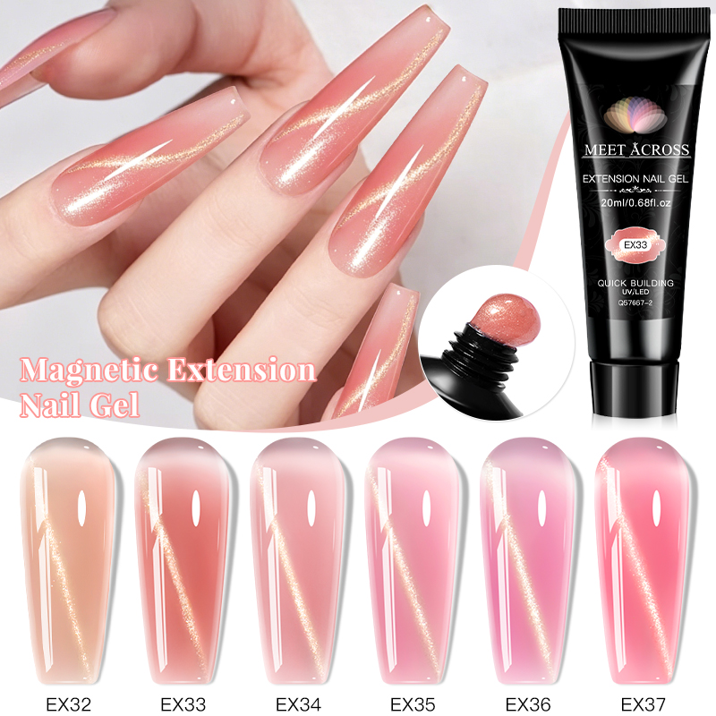 Nail Art Extension Cat Eye - Gel per estensione unghie effetto occhio