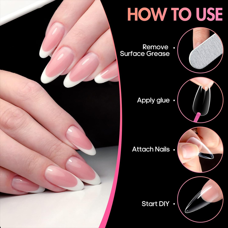 Punte per unghie a forma di ma - Nail Art Xl recensione e prezzo