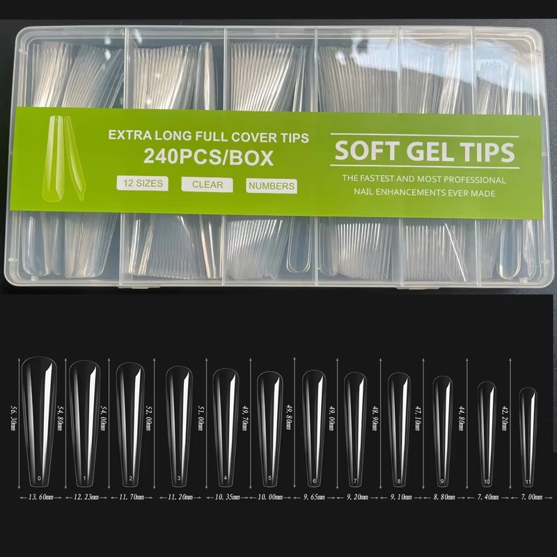 240 pezzi XXL unghie finte ung - Nail Art Xxl recensione e prezzo
