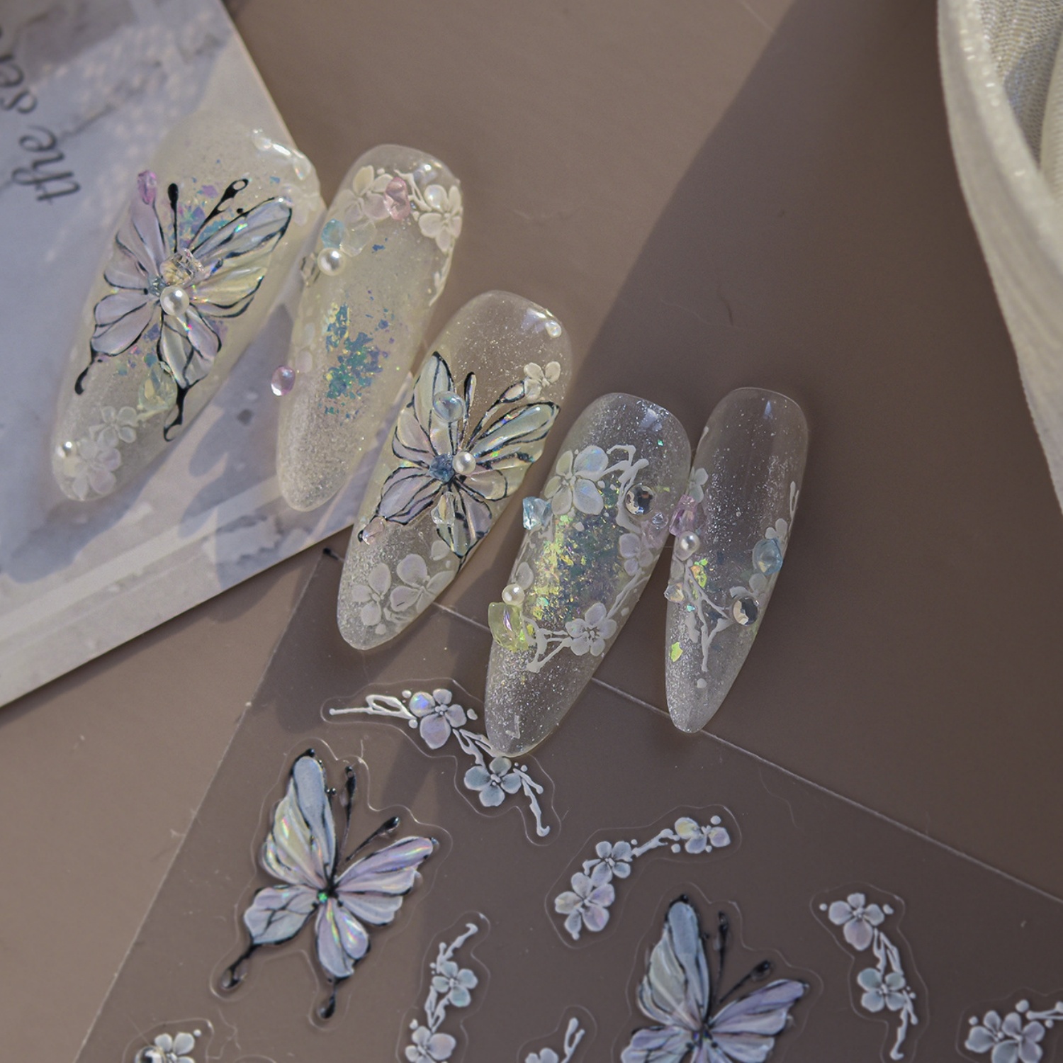 Adesivi per Unghie 5D Autoades - Nail Art Ice Blue recensione e prezzo