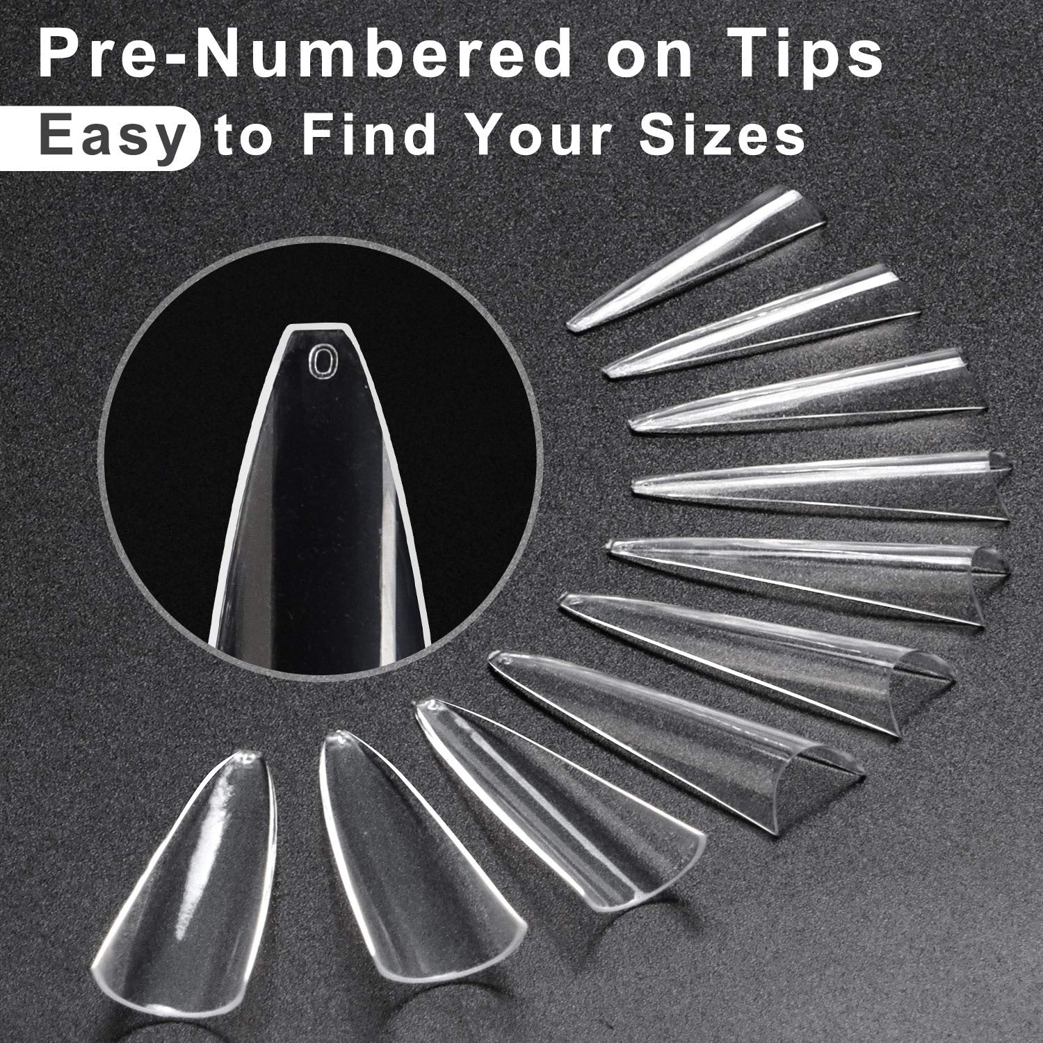 XXL Stiletto unghie finte-mezz - Nail Art Xxl recensione e prezzo