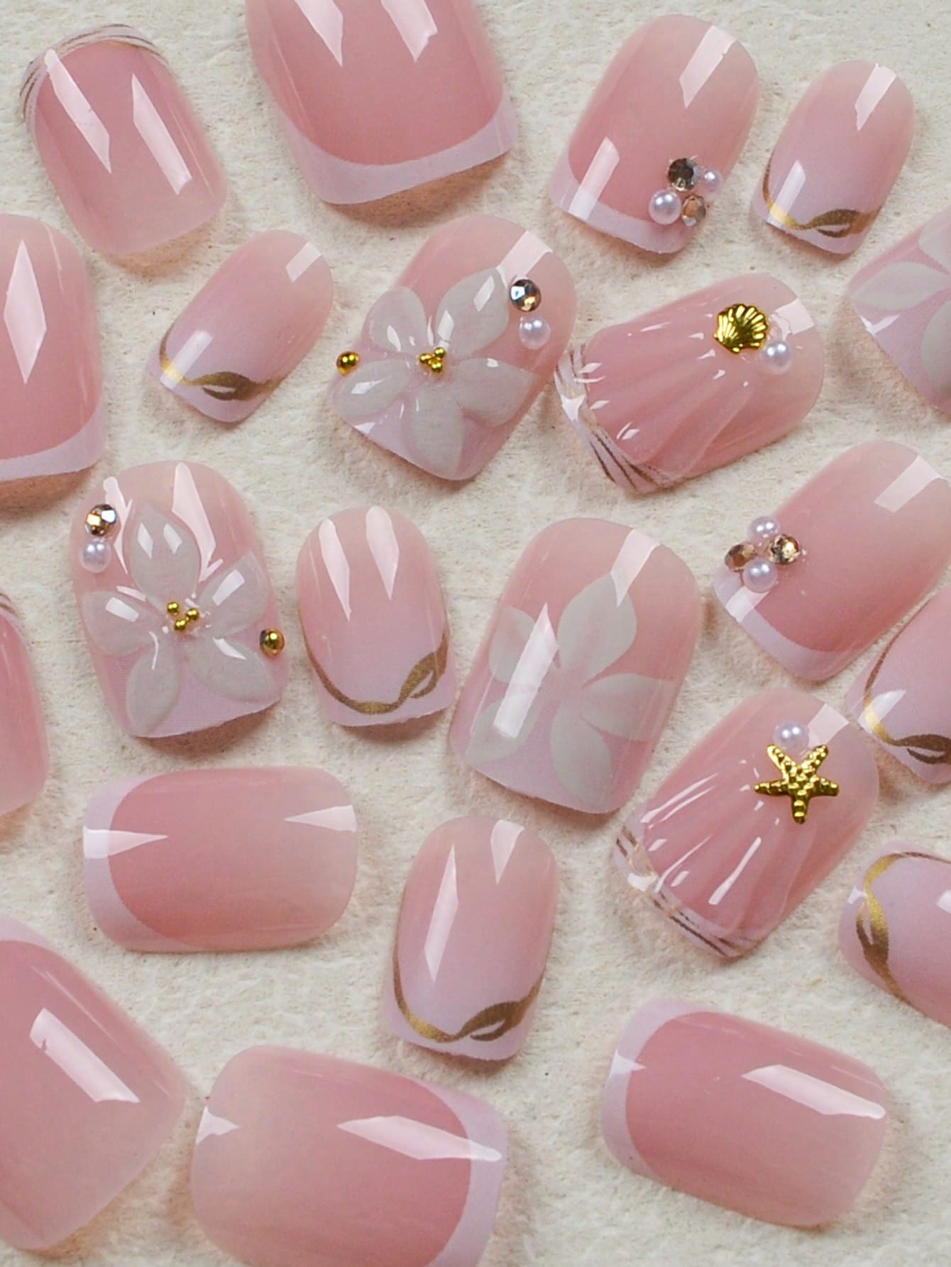 24 pezzi di unghie finte quadr - Nail Art Jelly recensione e prezzo
