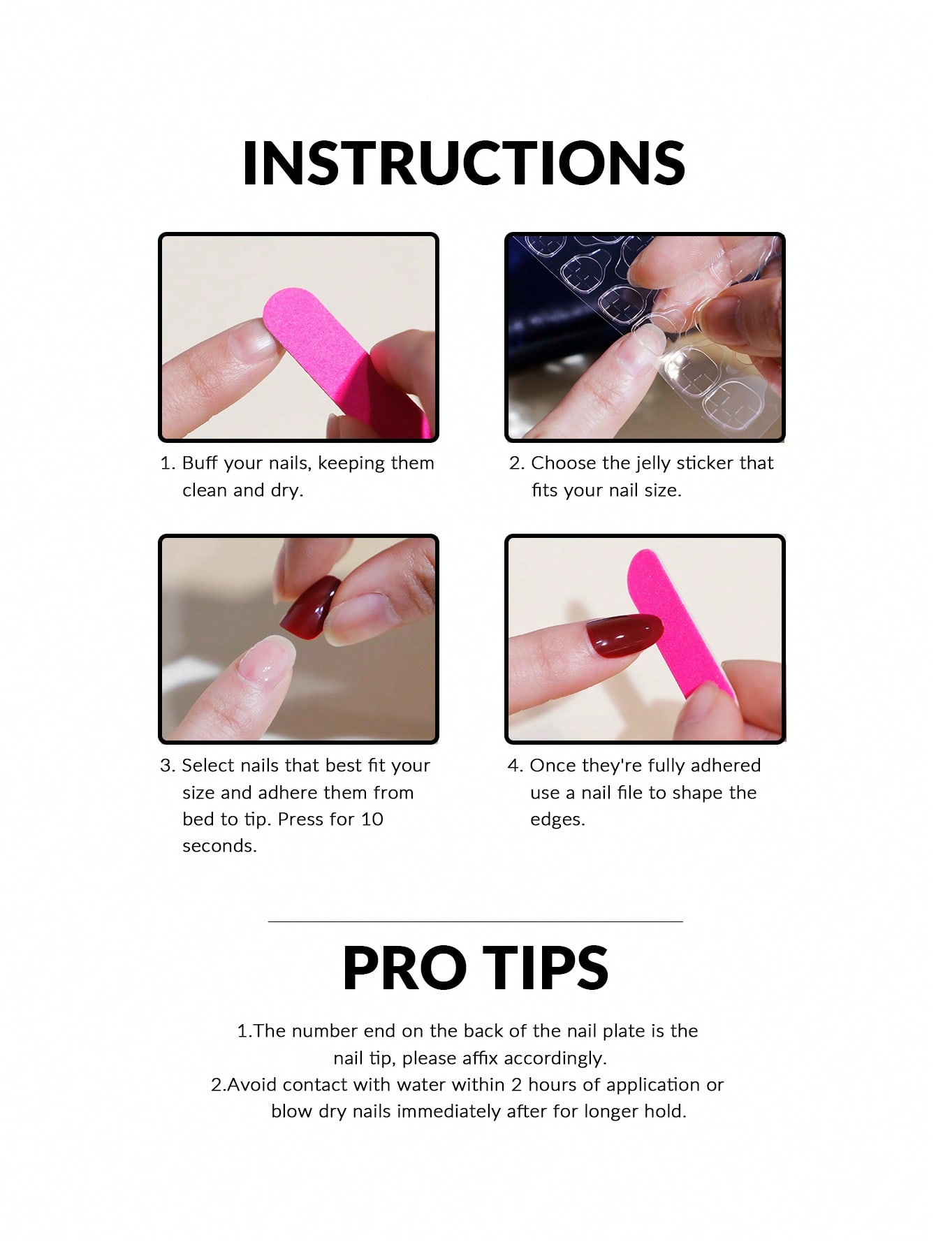 24 pezzi di unghie finte quadr - Nail Art Jelly recensione e prezzo