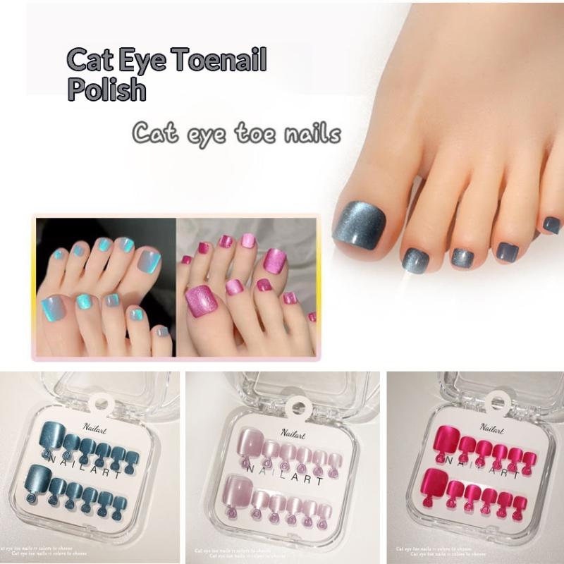 10 Pezzi/Scatola Unghie Finte  - Nail Art Extension Cat Eye recensione e prezzo