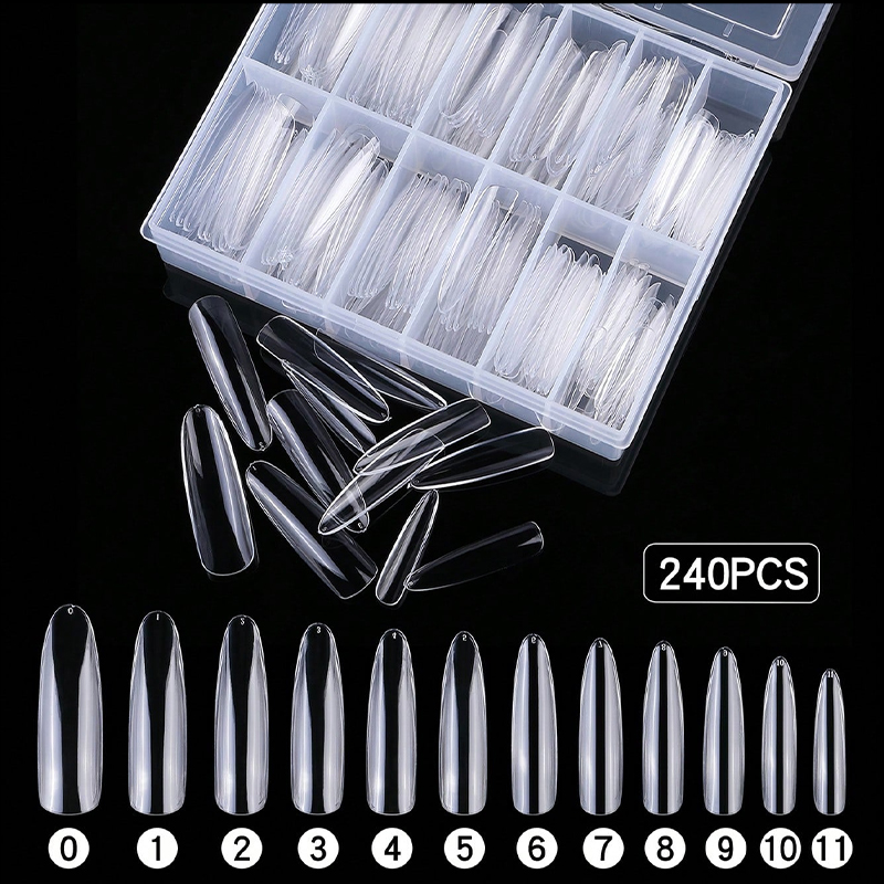 240 pz. Unghie Finte XXL Super - Nail Art Xxl recensione e prezzo