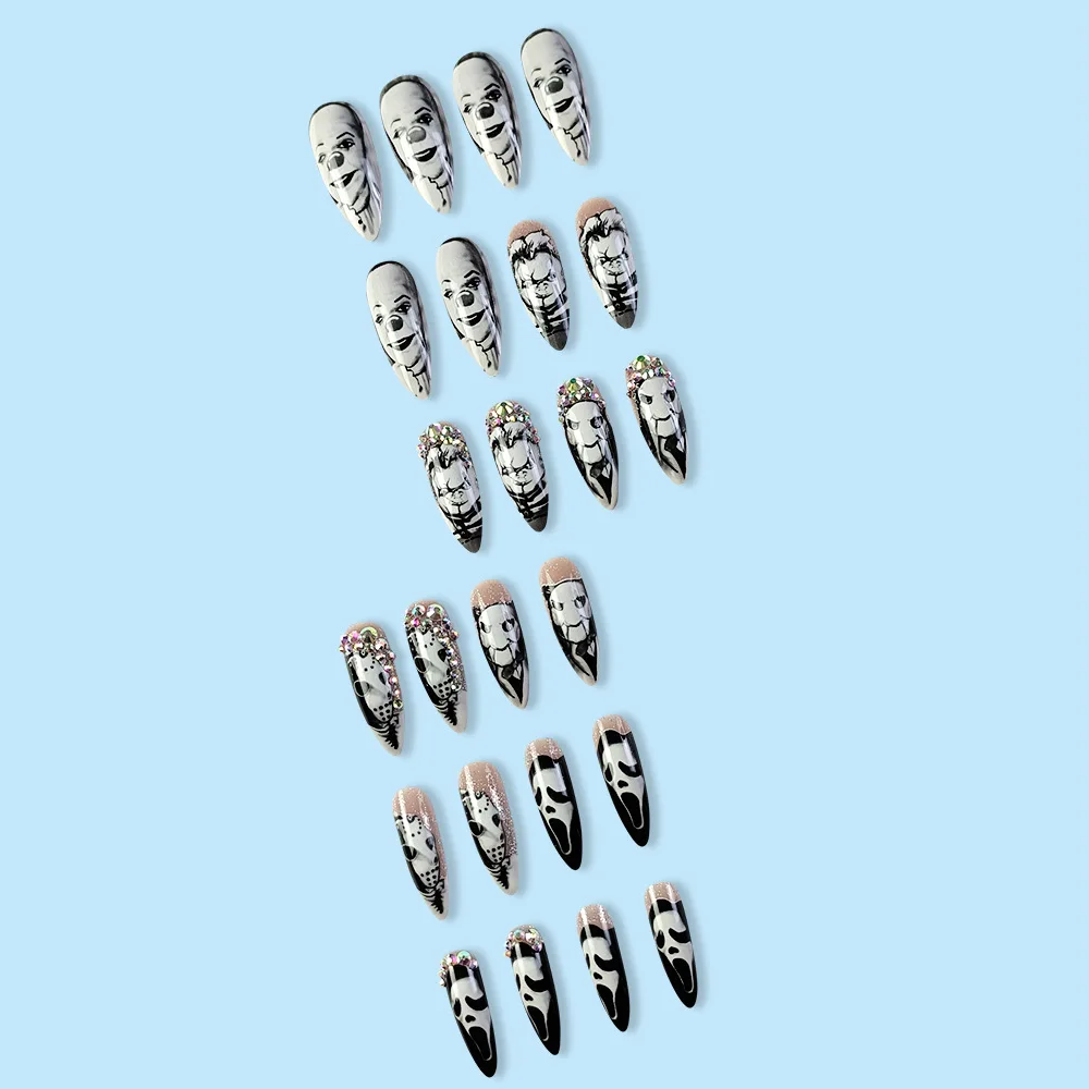 24 pezzi lucidi lunghi mandorl - Nail Art Vampire recensione e prezzo