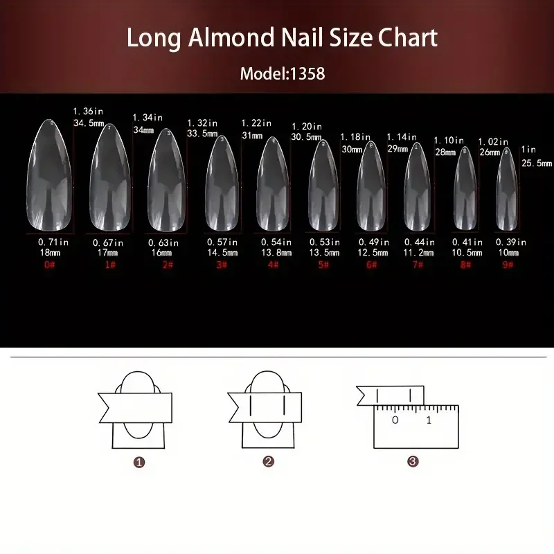 24 pezzi lucidi lunghi mandorl - Nail Art Vampire recensione e prezzo