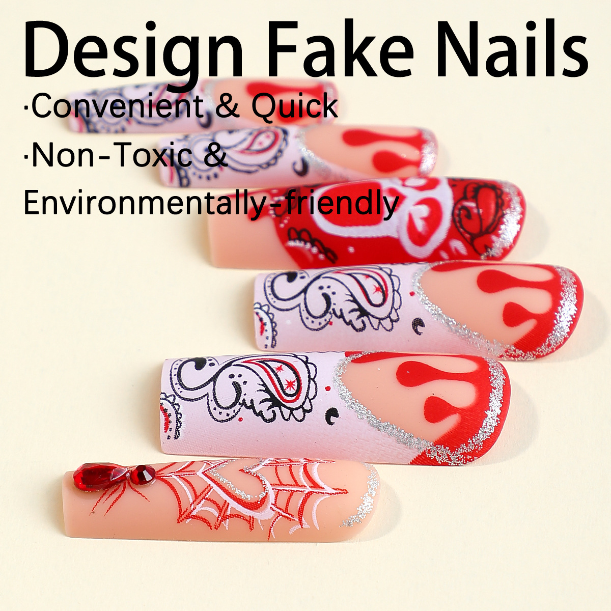 Spaventoso sangue teschio ungh - Nail Art Vampire recensione e prezzo