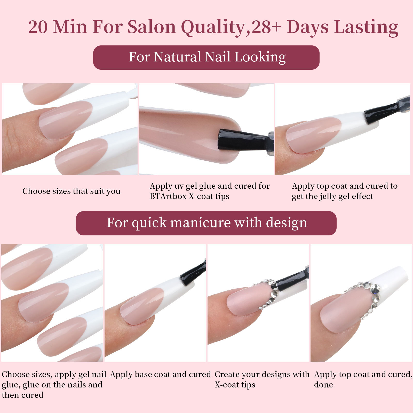 120Pcs unghie finte colorate h - Nail Art Xl recensione e prezzo