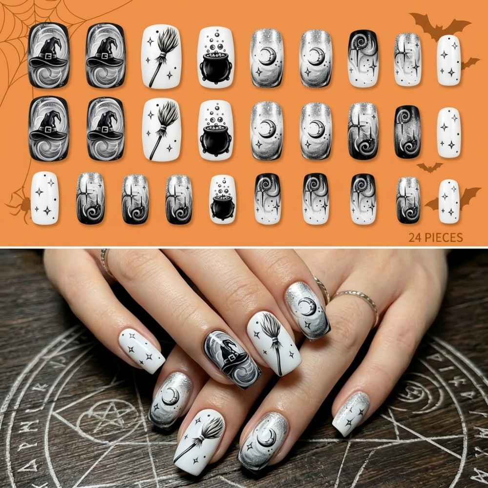 24 Pezzi Unghie Finte Lunghe a - Nail Art Vampire recensione e prezzo