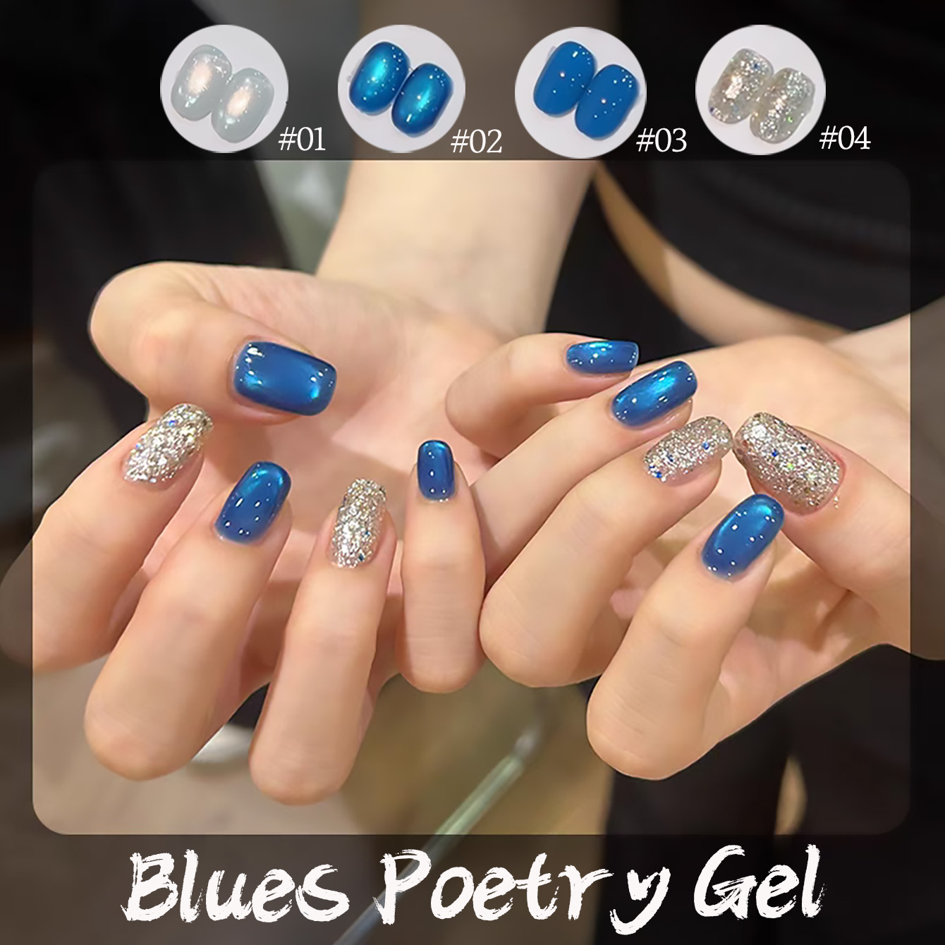 1 pz Smalto Semipermanente Gel - Nail Art Ice Blue recensione e prezzo