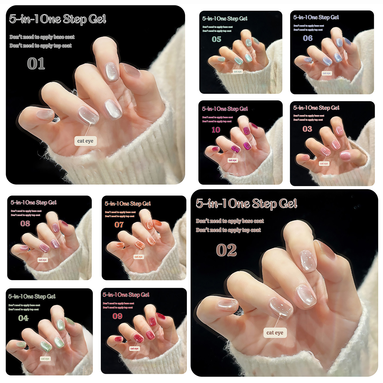 1 pz TC Nuovo Gel Unghie 5-in- - Nail Art Ice Blue recensione e prezzo