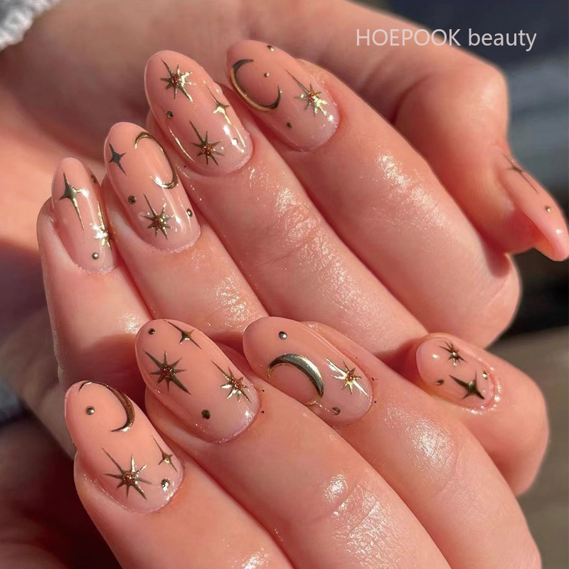 24 pezzi rosa sfumato mandorla - Nail Art Natural Simple recensione e prezzo