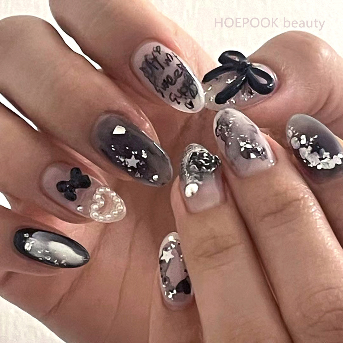 24 pezzi rosa sfumato mandorla - Nail Art Natural Simple recensione e prezzo