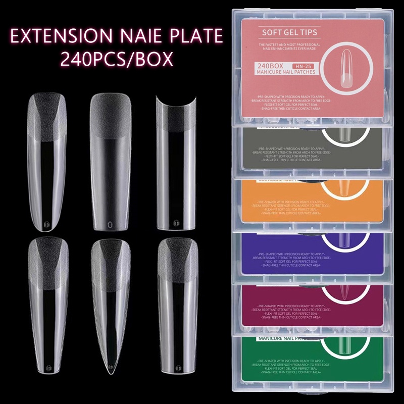 240 pz XXL Lungo Quadrato Comp - Nail Art Xxl recensione e prezzo